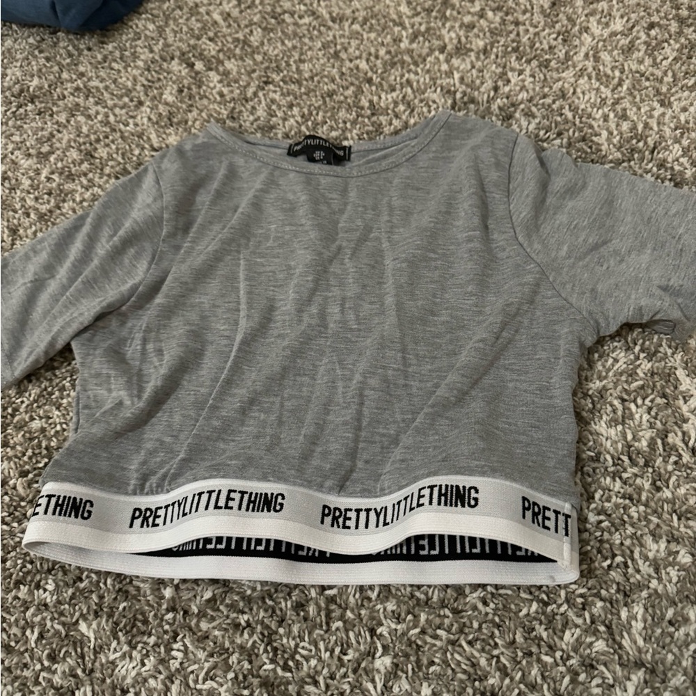 Prettylittlething crop top pj